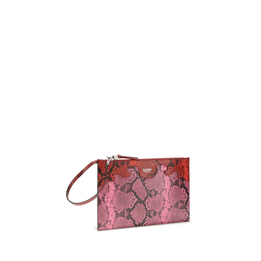 Multicolor Recycled Polyester Clutch Bag
