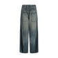 Blue Cotton Relaxed Fit Jeans