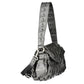 Black Polyurethane Women Handbag