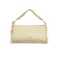 Beige Polyurethane Women Handbag