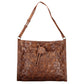 Camel Polyurethane Women Backpack
