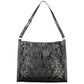 Black Polyurethane Women Backpack