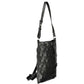 Black Polyurethane Women Backpack