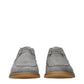 Gray Leather Oxfords And Derbies