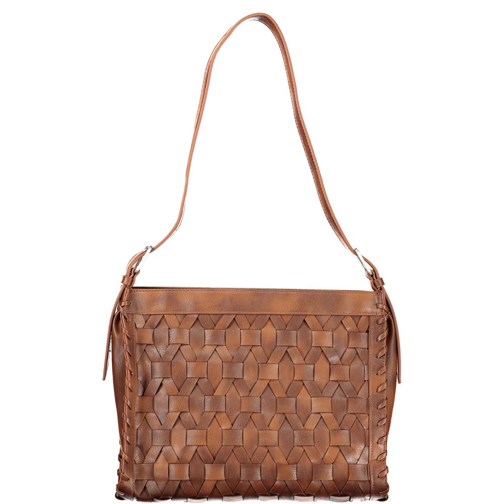 Marrone Poliuretano Women Handbag