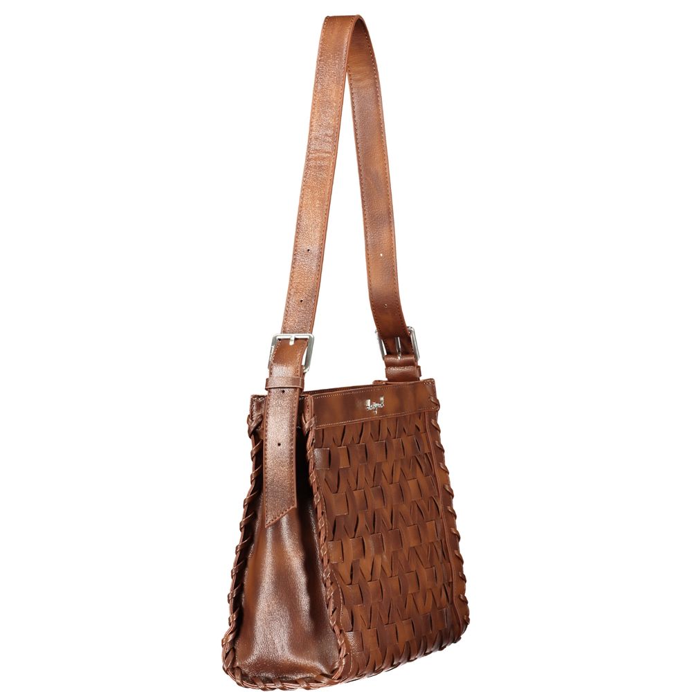 Marrone Poliuretano Women Handbag