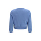 Blue Cotton Cardigan