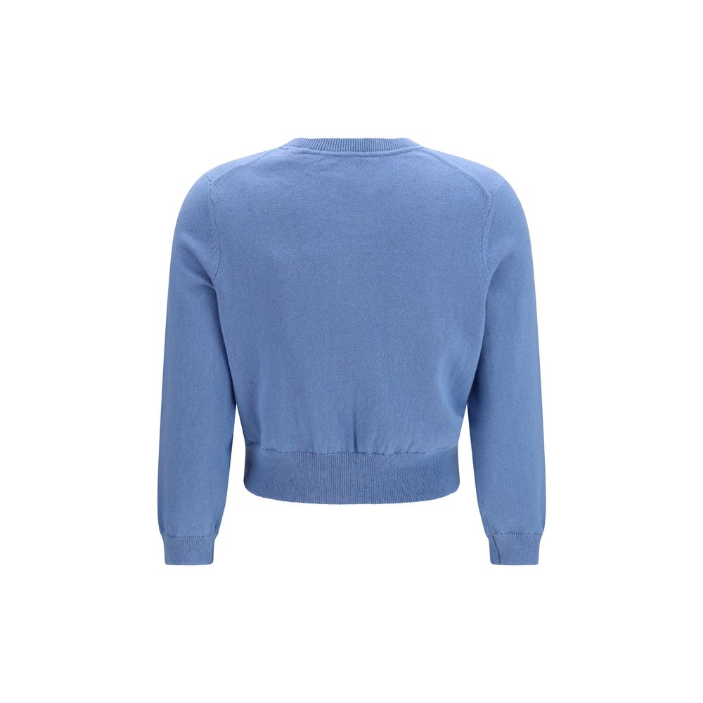Blue Cotton Cardigan