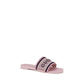 Multicolor Cotton Flat Sandals