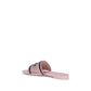 Multicolor Cotton Flat Sandals