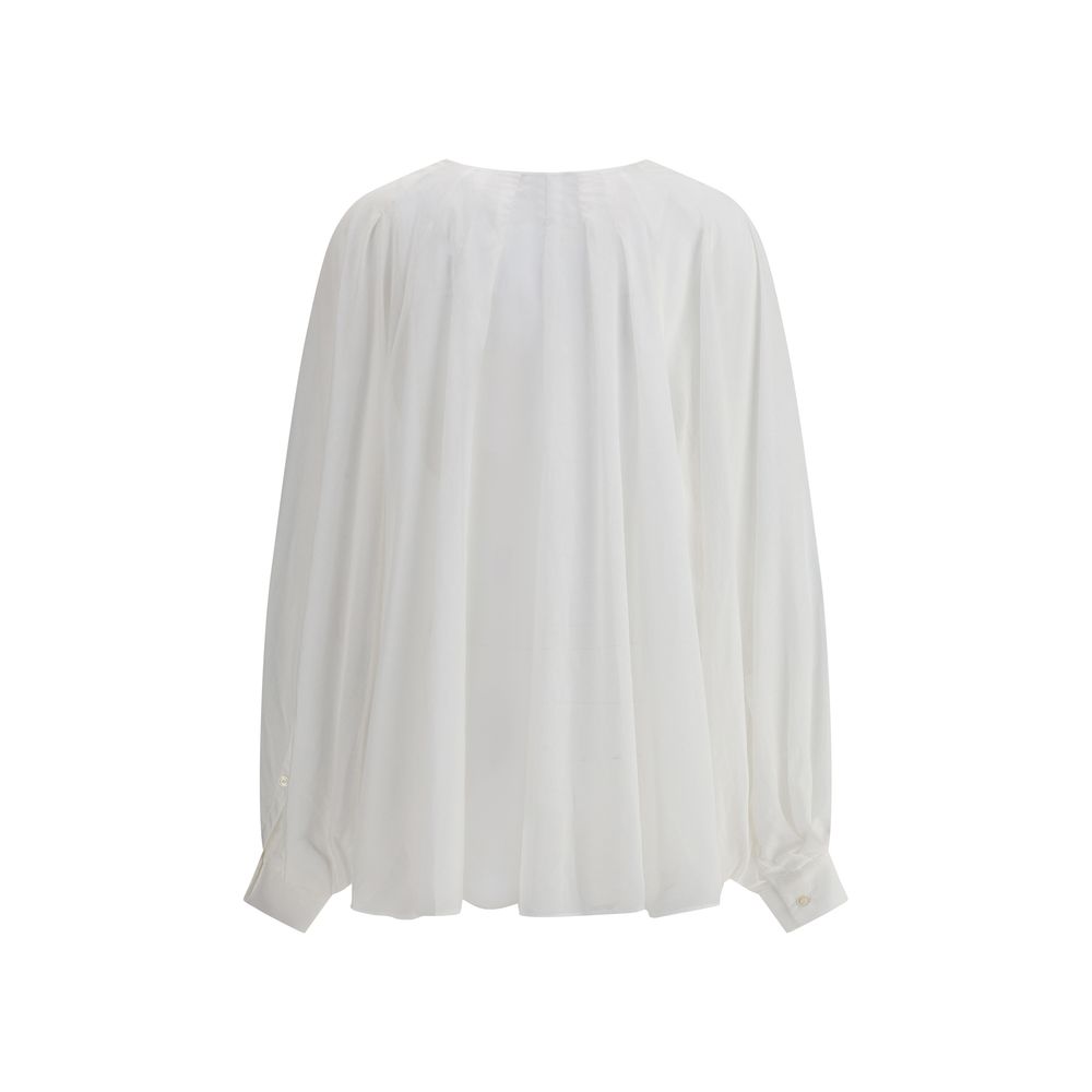 White Cotton Blouse