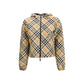 Beige Polyester Full-Length Jacket