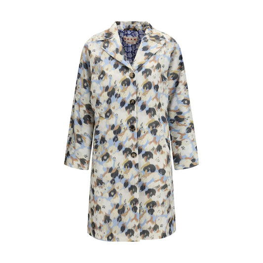 Multicolor Polyester Coat