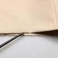 Beige Cotton Straight Men Dress Trouser Pants