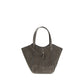 Gray Calf Leather Bos Taurus Shoulder Bag