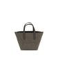 Bicolor Cotton Handbag