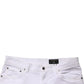 White Cotton Tattered Men Slim Fit Denim Jeans