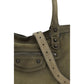 Bicolor Calf Leather Bos Taurus Shoulder Bag