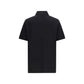 Black Cotton Polo Shirt