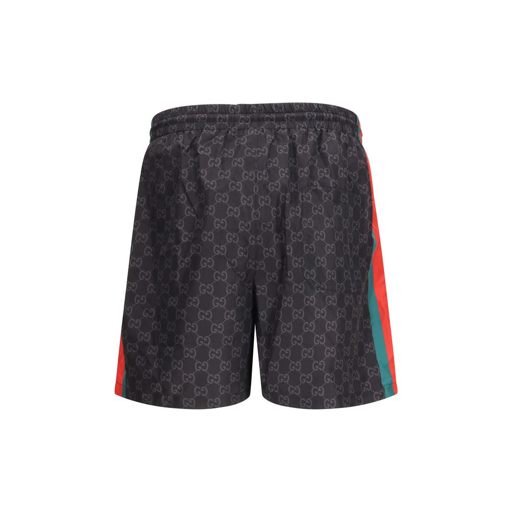 Black Nylon Shorts