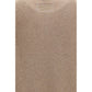 Beige Cotton Polo Shirt