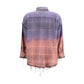 Purple Cotton Pattern Shirt