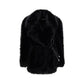 Black Polyester Coat