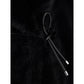 Black Polyester Coat