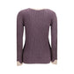 Purple Viscose Cardigan