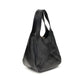 Black Buffalo Leather Shoulder Bag