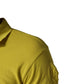 Yellow Short Sleeve Pique Men Cotton Polo Shirt T-shirt