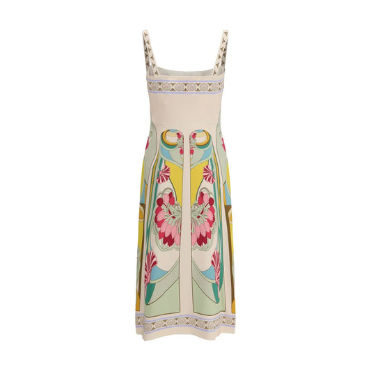 Multicolor Viscose Casual Dress