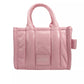 Marc Jacobs The Shiny Crinkle Micro Tote Bubblegum Leather Crossbody