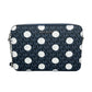 Michael Kors Women'S Jet Set Large Polka Dot Signature Logo Crossbody Bag (Navy) 35S5STTC3O-414