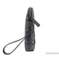 MCM Veritas Medium Dark Grey Denim Monogram Logo Canvas Clutch Pouch Handbag