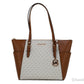 Michael Kors Michael Kors Women Leather Shoulder Tote Bag Purse Handbag+Double Zipper Wallet