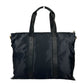 Versace Black Nylon Fabric La Medusa Shoulder Tote Bag