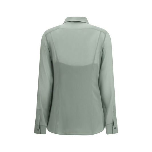 Bicolor Silk Shirt
