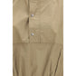 Beige Polyester Shell Jacket