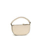 Beige Calf Leather Bos Taurus Shoulder Bag