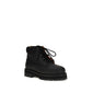 Black Calf Leather Bos Taurus Lace-Up Boots