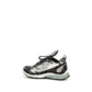 Gray Polyurethane Athletic Sneakers