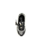 Gray Polyurethane Athletic Sneakers