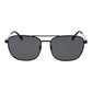 Black Stainless Steel Sunglasses