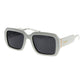White Plastic Sunglasses