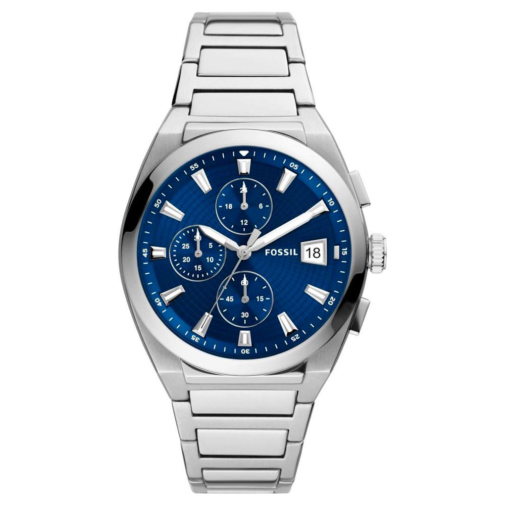 Gray Stainless Steel Dress Watch
