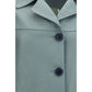 Blue Lamb Leather Leather Jacket
