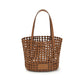 Brown Calf Leather Bos Taurus Backet Bag