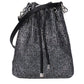 Black Satin Crossbody Bag