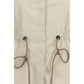 Beige Cotton Shell Jacket